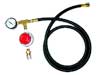 Regulator and gas line